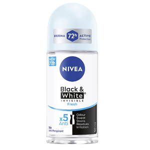 NIVEA R/O INVIS BLACK & WHITE 50ML PURE