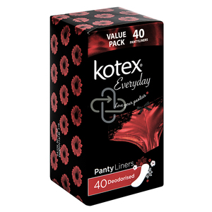 KOTEX PANTYLINERS DEODORISED 40