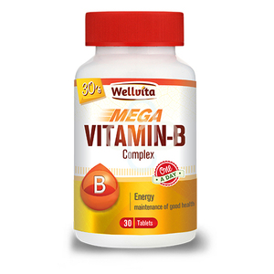 VITAMIN B COMPLEX 30 TABS WELLVITA