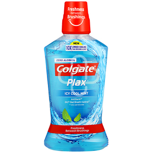 COLGATE PLAX ICY COOL MINT-BLUE 500ML
