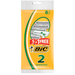 BIC 2 SENSITIVE POUCH 5+1