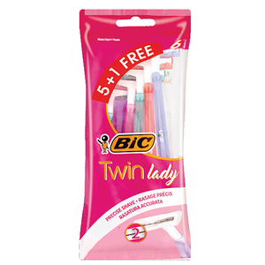BIC TWIN LADY SENSITIVE POUCH 5+1