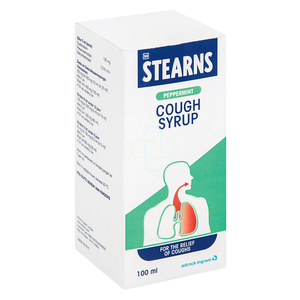 STEARNS COUGH SYRUP 100ML PEPPERMINT
