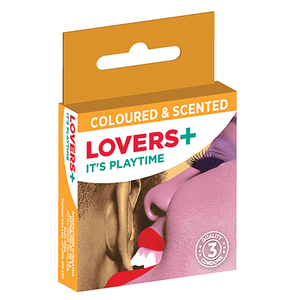CONDOM LOVERS PLUS COLOUR & SCENT 3