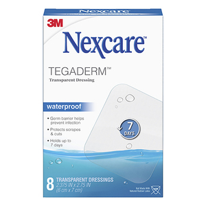 NEXCARE TEGADERM WATERP TRANSPARENT 8