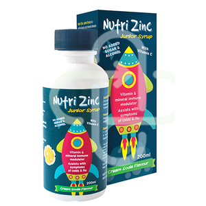 NUTRI ZINC JUNIOR SYRUP 200ML