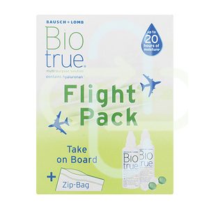 BIOTRUE SOLUTION FLIGHT PACK 2X60ML ~