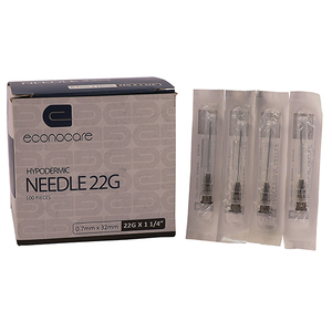 NEEDLE 22GX32MM ECONOCARE BLACK 100~