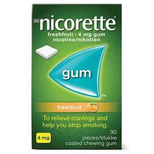 NICORETTE GUM FRESH FRUIT 4MG  30