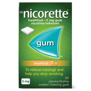 NICORETTE GUM FRESH FRUIT 2MG  30