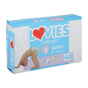 DIAPERS JUNIOR LOVIES VP 40
