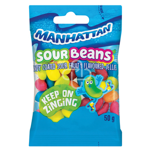 MANHATTAN BEANS SOUR 50G