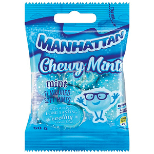 MANHATTAN CHEWY MINTS MINT FLAV 50G