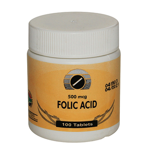 FOLIC ACID 0.5MG TABS 100 PORTFOLIO