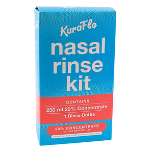 KURAFLO NASAL RINSE 250ML 20% START KIT