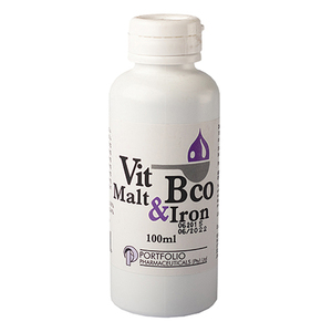 VIT B CO MALT+ IRON 100ML SYRUP PORTFOLI