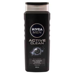 NIVEA SHOWER GEL ACTIVE CLEAN 500ML