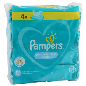 PAMPERS BABY WIPES FRESH 4S  4X64~