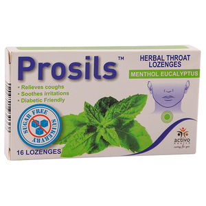 PROSILS MENTHOL SUGAR FREE 16