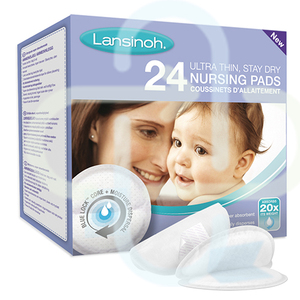 LANSINOH DISPOSABLE NURSING PAD 24