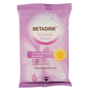 BETADINE INTIM WIPES GENTLE PROTECT 10