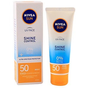 NIVEA SUN FACE CRM SHINE CONT SPF50 50ML