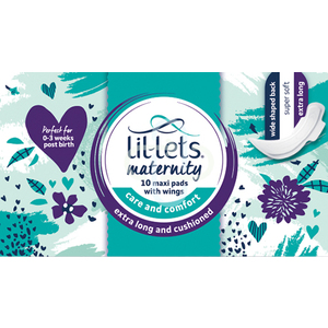 LIL-LETS MATERNITY PAD UNSCEN X LONG 10