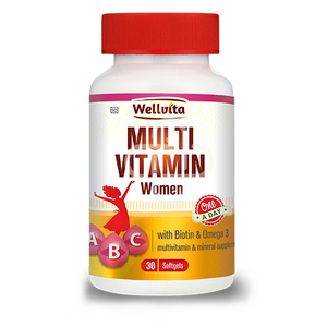 MULTIVITAMIN WOMEN 30 SOFTGELS WELLVITA