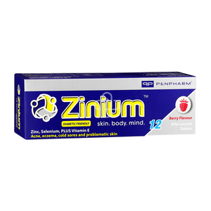 ZINIUM BERRY EFFERVESCENT TABS 12
