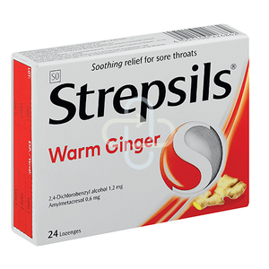 STREPSILS WARM GINGER 24