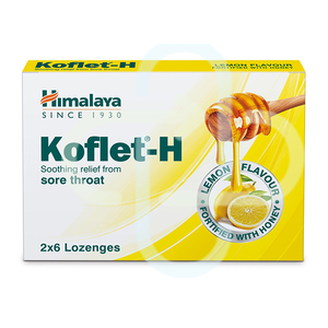HIMALAYA KOFLET-H LOZENGES LEMON 2X6 ~