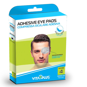 VITAPLUS EYE PADS ADHESIVE UNIV SIZE 4