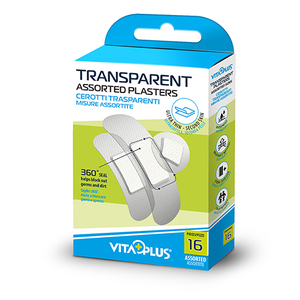 VITAPLUS TRANSPARENT PLASTER ASSORTE 16~