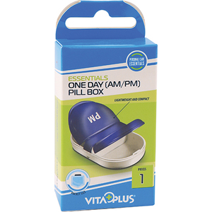 VITAPLUS PILL BOX ONE DAY AM/PM 1