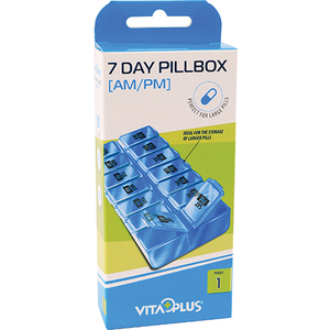 VITAPLUS PILL BOX SEVEN DAYS AM/PM 1