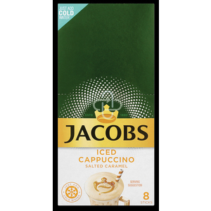 JACOBS ICED CAPPUCCINO SALTED CARAMEL 8~