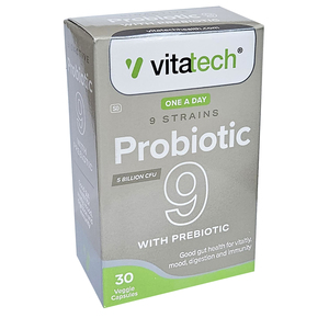 VITATECH PROBIOTIC 9 STRAIN 30 CAPS