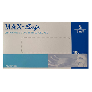 GLOVES EXAM NITRIL PF MAX-SAFE SMALL 100