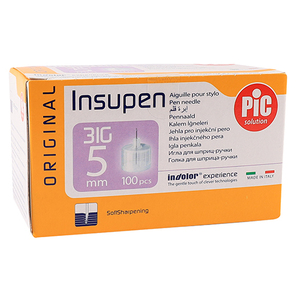 INSUPEN NEEDLE 5MM 31G 100