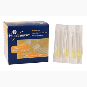 NEEDLE 20GX38MM HEALTHEASE YELLOW 100~