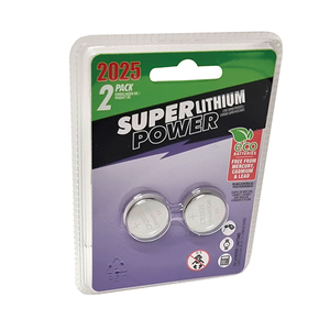 SUPER POWER 3V LITHBUTTON CELL 2 CR2025