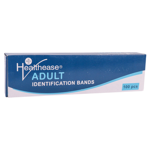 ID BAND BLUE ADULT HEALTHEASE 100~