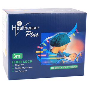 SYRI 3ML 3PART LUER LOCK LF H/EASE 100~