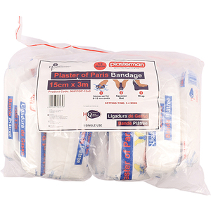 PLASTER OF PARIS BANDAGE H/E 15CMX3M 12~