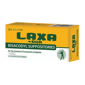 LAXADOR LAXATIVE SUPPOSITORIES 10