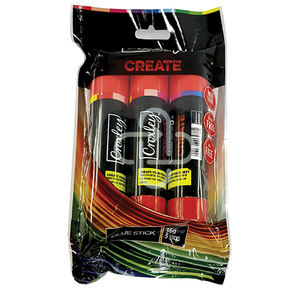 GLUE STICK CROXLEY 36G 3-PACK 1