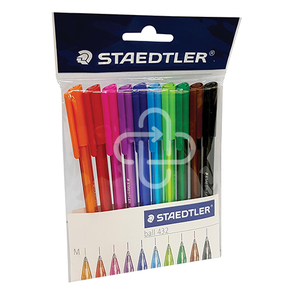 PEN STURDY STICK 10 COLOURS STAEDTLER