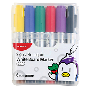 MARKER WHITEBOARD MONAMI SIGMAFLO 6'S