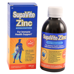 SUPAVITE ZINC SYRUP 200ML