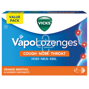 VICKS VAPOLOZENGES ORANGE 2.5G X 24